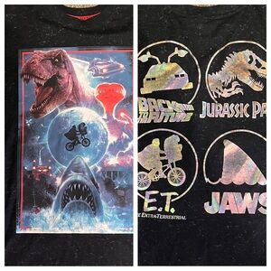 Universal Studios Florida M Shirt E.T. Jurassic Park Jaws BTTF Medium